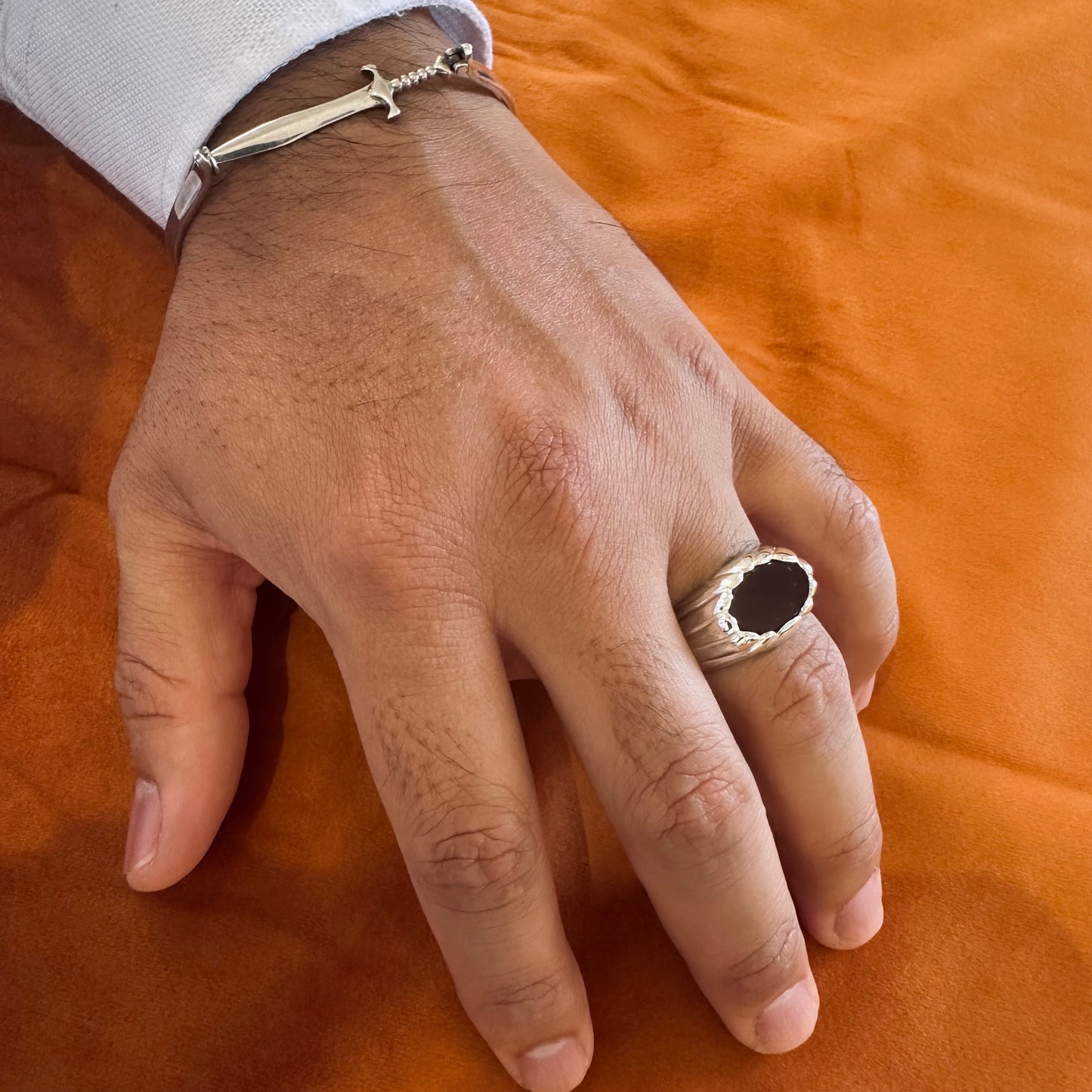 Anillo Cornalina Di Roma