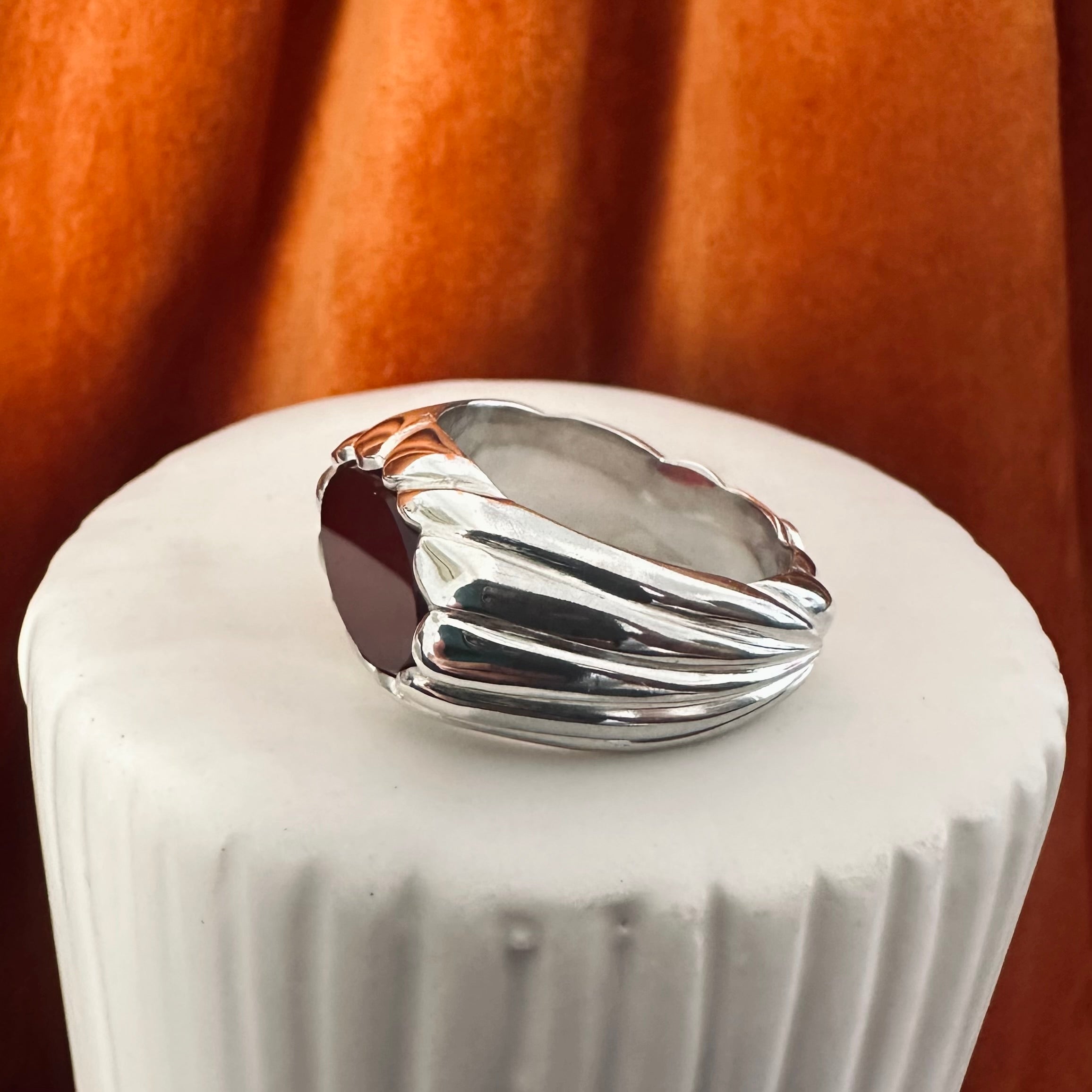 Anillo Cornalina Di Roma