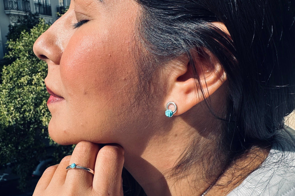 Pendientes Alegría Turquesa.