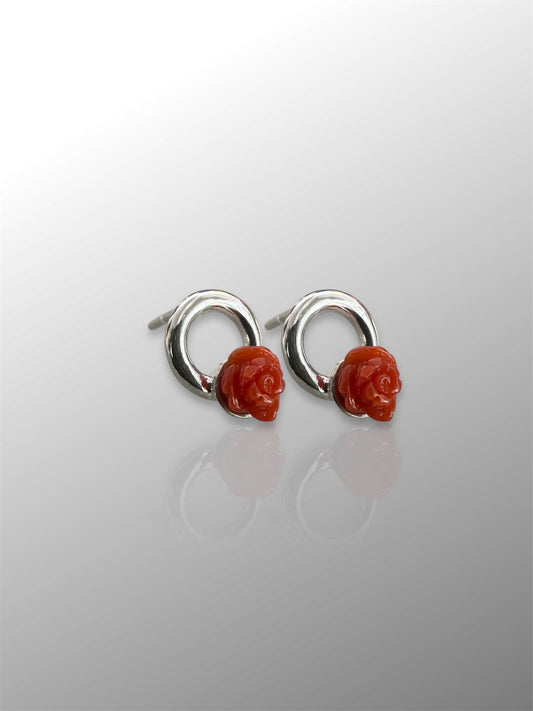 Pendientes Alegría Coral.